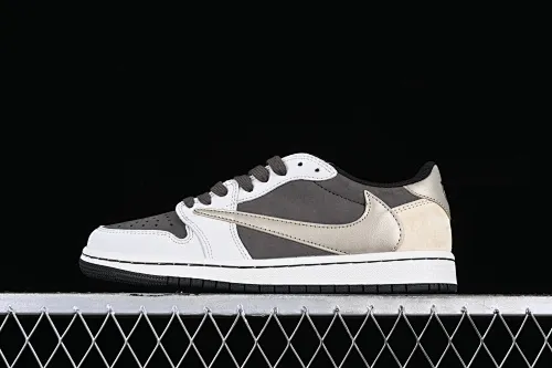 All categories Air Jordan Jordan series basketball shoes Air Jordan 1 Low High-end customized low-top sneakers Travis Scott x Air Jordan 1 Low OG AJ1 Joe 1 reverse inverted hook joint casual sports basketball shoes DM7866-816